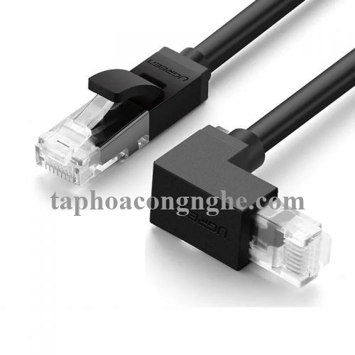 Ugreen 30835 3M màu Đen Cáp mạng CAT6 UTP 90 độ NW115 30030835
